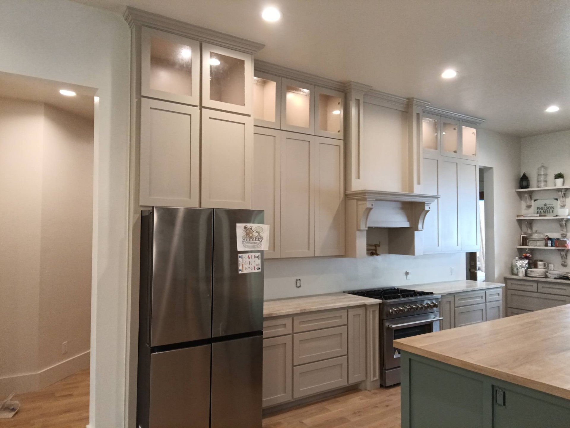 Kitchen cabinets painted by ATN Professional Painting